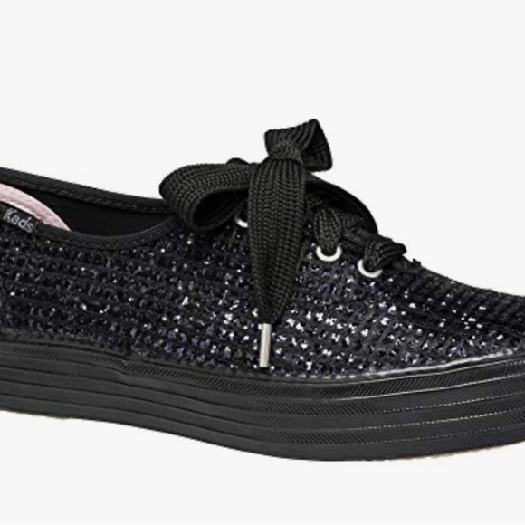 women's triple cvo sparkle grid sneaker black - Picture 5 of 14